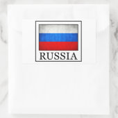 Rusland Rechthoekige Sticker (Tas)
