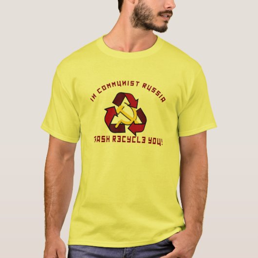Rusland Recycles T-shirt (Voorkant)