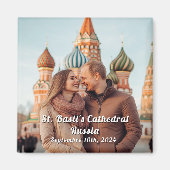Rusland Reizen Aangepaste Foto Souvenir Magneet (Voorkant)