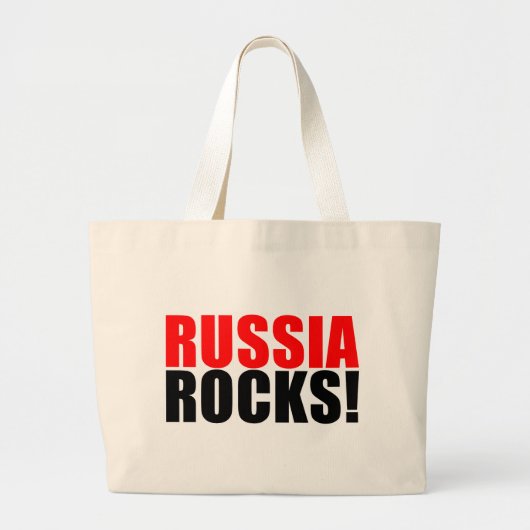 RUSLAND ROCKS GROTE TOTE BAG (Voorkant)
