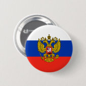 Rusland Ronde Button 5,7 Cm (Voorkant /achterkant)