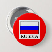 Rusland Ronde Button 7,6 Cm (Voorkant /achterkant)