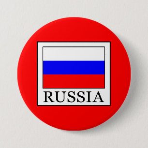 Rusland Ronde Button 7,6 Cm