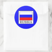 Rusland Ronde Sticker (Tas)