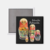 Rusland - Rusland Magnet (Voorkant / Achterkant)