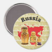 Rusland - Rusland Magnet (Voorkant / Achterkant)