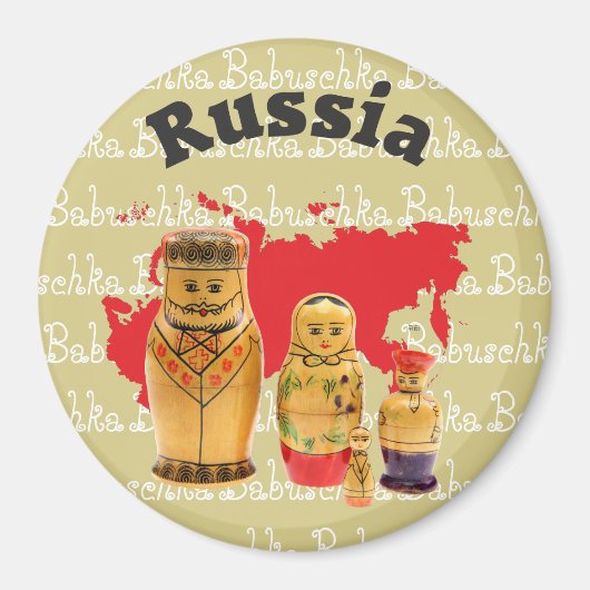 Rusland - Rusland Magnet (Voorkant)