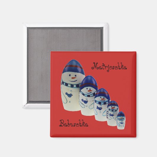 Rusland - Rusland Magnet (Voorkant / Achterkant)