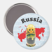 Rusland - Rusland Magnet (Voorkant / Achterkant)