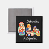 Rusland - Rusland Magnet (Voorkant / Achterkant)