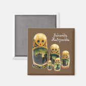 Rusland - Rusland Magnet (Voorkant / Achterkant)