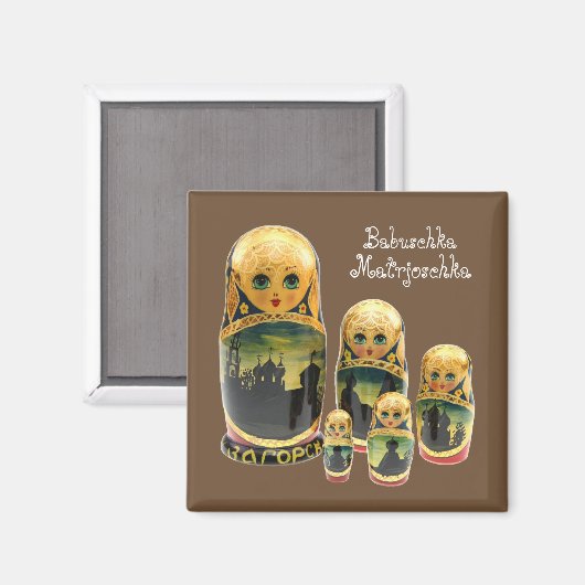 Rusland - Rusland Magnet (Voorkant / Achterkant)