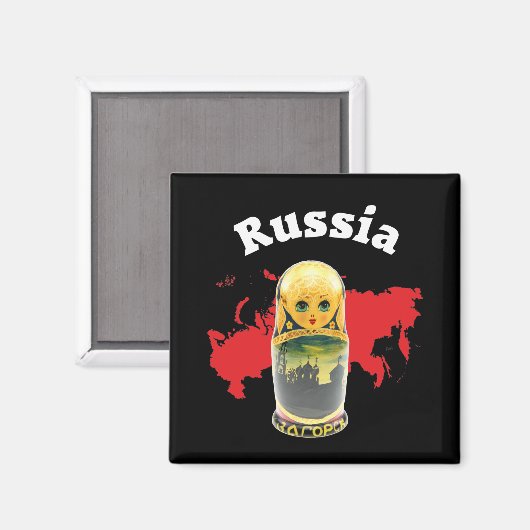 Rusland - Rusland Magnet (Voorkant / Achterkant)