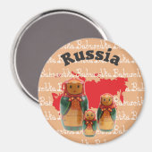 Rusland - Rusland Magnet (Voorkant / Achterkant)