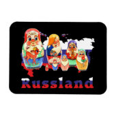 Rusland - Rusland Magnet Magneet (Horizontaal)