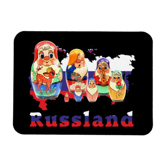 Rusland - Rusland Magnet Magneet (Horizontaal)