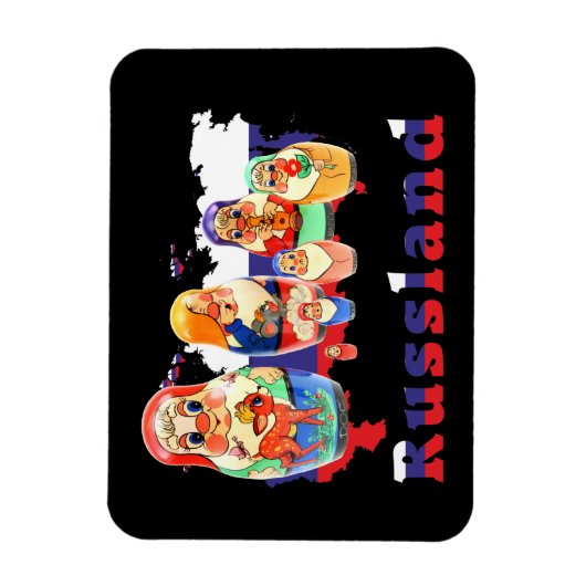 Rusland - Rusland Magnet Magneet (Verticaal)