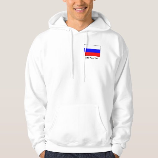 Rusland - Russische vlag Hoodie (Voorkant)