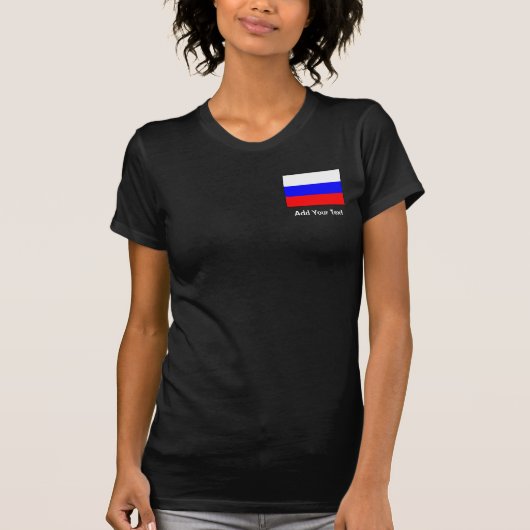 Rusland - Russische vlag T-shirt (Voorkant)
