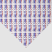 Rusland Russische vlag Typografie Elegant Tissuepapier (Detail)