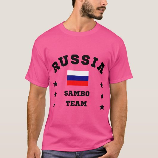 Rusland Sambo Team T-shirt (Voorkant)
