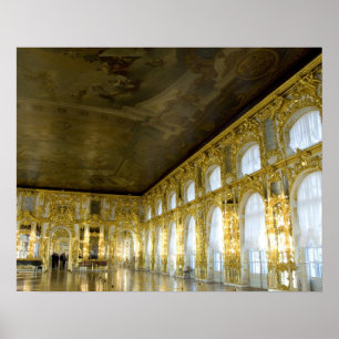 Rusland, Sint-Petersburg, Catharina Paleis (ook be Poster