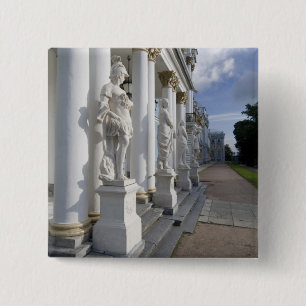 Rusland, Sint-Petersburg, Catharina Paleis (ook be Vierkante Button 5,1 Cm