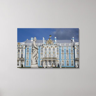 Rusland, Sint-Petersburg, Catharina's Paleis (ook  Canvas Afdruk
