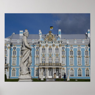 Rusland, Sint-Petersburg, Catharina's Paleis (ook  Poster