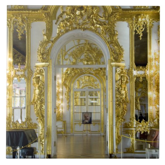 Rusland, Sint-Petersburg, Catherine's Palace (alia Tegeltje (Voorkant)