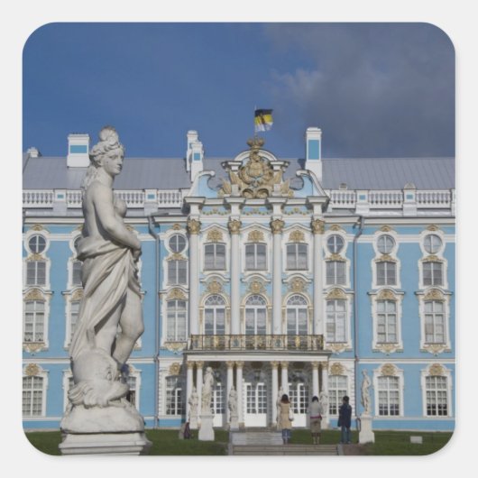 Rusland, Sint-Petersburg, Catherine's Palace (alia Vierkante Sticker (Voorkant)