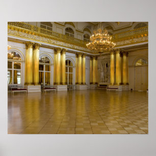 Rusland, Sint-Petersburg, De Hermitage (ook bekend Poster