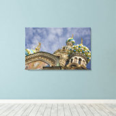 Rusland, Sint-Petersburg, Nevsky Prospekt, The Canvas Afdruk (Insitu (Houten vloer))