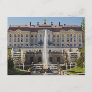 Rusland, Sint-Petersburg, Peterhof, Grand Palace Briefkaart