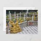 Rusland, Sint-Petersburg, Peterhoff (alias 2 Briefkaart (Voorkant / Achterkant)