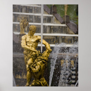 Rusland, Sint-Petersburg, Peterhoff (ook bekend al Poster