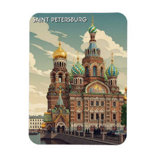 Rusland Sint-Petersburg Reizen Magneet
