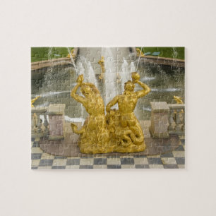Rusland, Sint-Petersburg. Samson fontein bij Legpuzzel