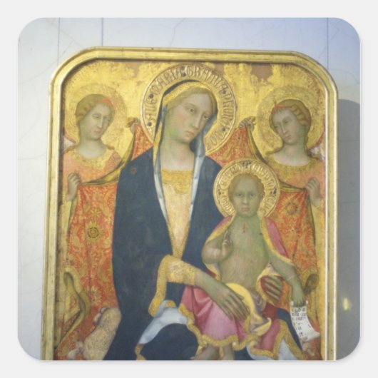 Rusland, Sint-Petersburg, Winterpaleis, de 5 Vierkante Sticker (Voorkant)