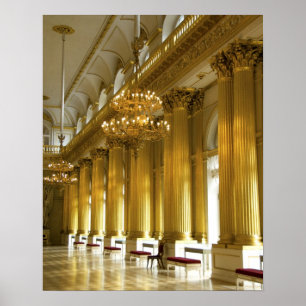 Rusland, Sint-Petersburg, Winterpaleis, het Poster