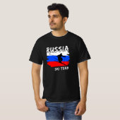 Rusland Ski T-Shirt (Voorkant volledig)