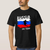 Rusland Ski T-Shirt (Voorkant)