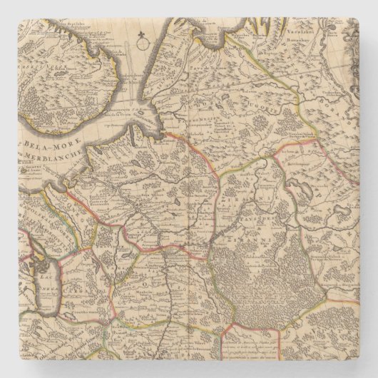 Rusland Stenen Onderzetter (Voorkant)