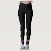 Rusland strepen vlag leggings (Voorkant)