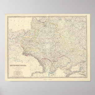 Rusland SW, Polen Poster