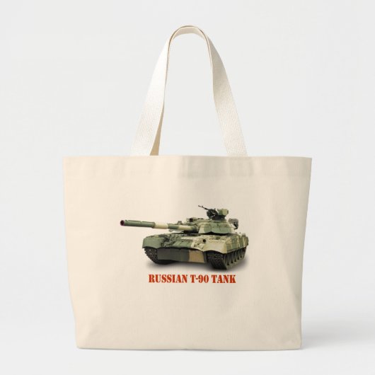 RUSLAND T-90 GROTE TOTE BAG (Voorkant)