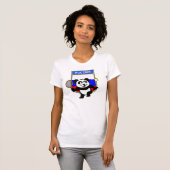 Rusland Tennis Panda T-shirt (Voorkant volledig)