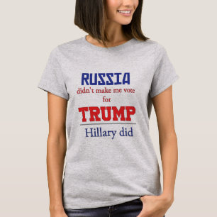 Rusland, Trump, Hillary T-shirt