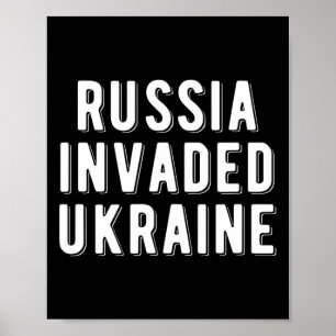 Rusland viel Oekraïne binnen Poster