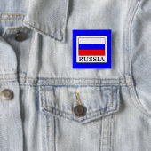 Rusland Vierkante Button 5,1 Cm (In situ)